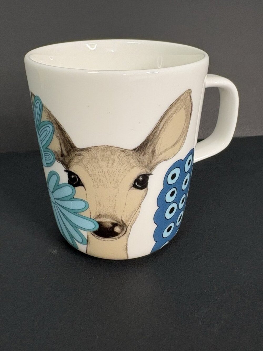 Marimekko Oiva Kaunis Kauris Deer Mug Finnish Scandinavian Design Moorhouse